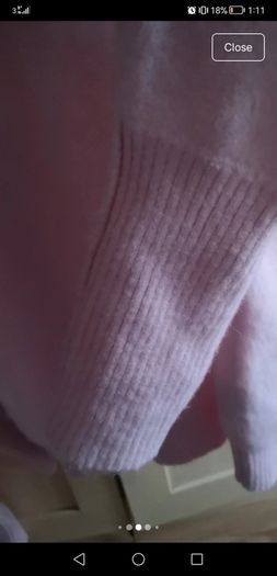 American Vintage pale pink sweater