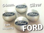 4x FORD silver 54mm alloy wheel centre caps cap 6M21-1003 Hub Cover