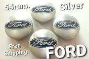 4x FORD silver 54mm alloy wheel centre caps cap 6M21-1003 Hub Cover