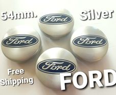 4x FORD silver 54mm alloy wheel centre caps cap 6M21-1003 Hub Cover
