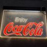 Coca Cola Lighted Plexiglass Sign Original 90's Image 2