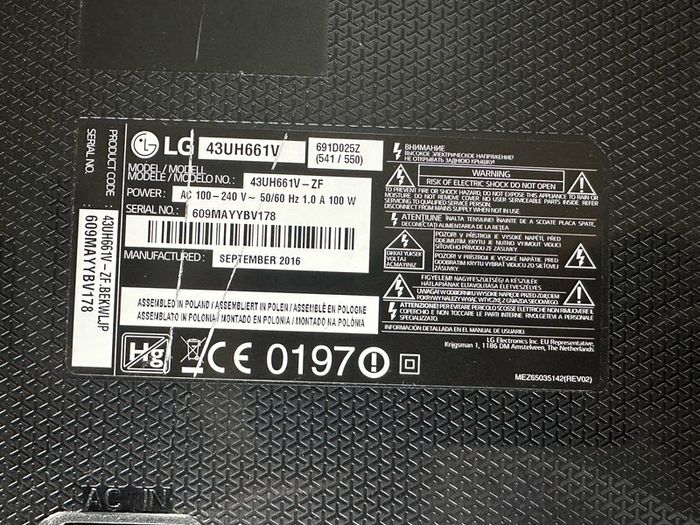 43" Lg Ultra Hd 4k Smart Tv