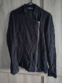 by CHRISTOPHER FINK Black lace top fits sm