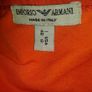 Genuine Emporio Armani halterneck mini/midi orange dress size UK10 EUR36/38 Perfect condition Image 4