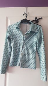 Satin look shirt size xs 6 never worn
