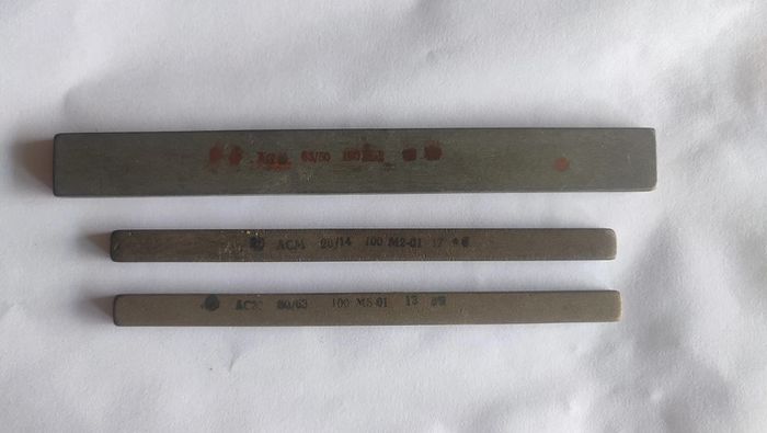 IN STOCK. Lot of 3pcs Soviet Diamond Honing Sticks Bars AC32 ACM 80/63 20/14