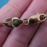 Vintage Sterling Silver 925 Gold Plated Very Long and Heavy Necklace length 19" - weight 32g Image 3