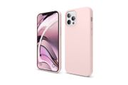 Liquid Silicone Case For iPhone 12 Pro Max Luxury Thin Soft Phone Cover New Pink Sand - FHT3IP12PMLK