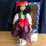 Vintage Porcelain Doll - Gypsy 'Rosa' Image 3