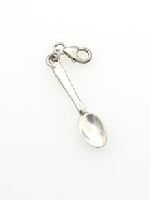 Vintage 925 Sterling Silver Spoon Charm
