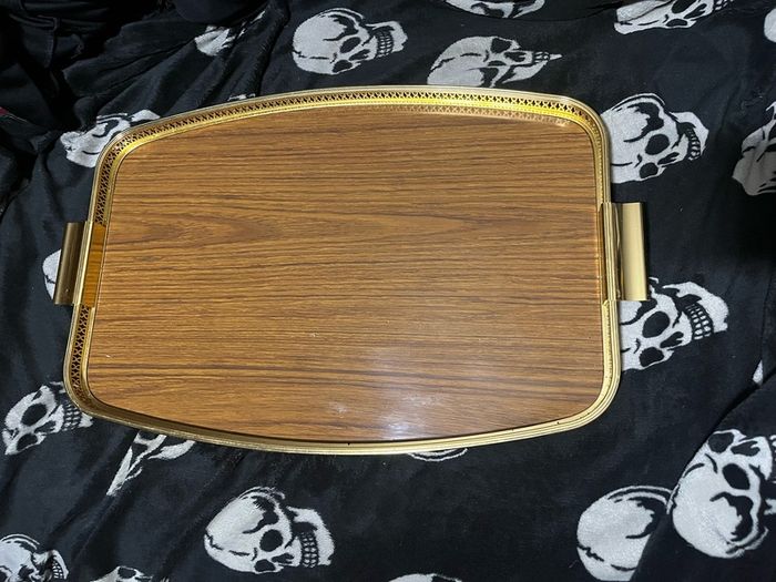 vintage serving tray
