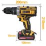 NEW 21V Cordless Drill Combi Screwdriver Set with 2 Batteries Image 2