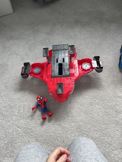Marvel Super Hero Adentures Set Spider-Man Jetquarters