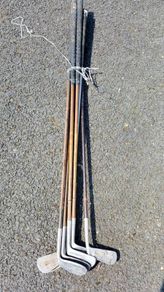 Old golf clubs vintage