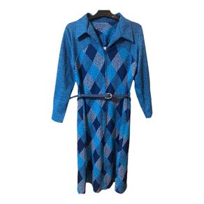 Vintage Tersuisse long sleeve shirt style dress. Size: No label