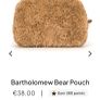 New JELLYCAT Bartholomew Bear Pouch Image 3