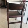 table and chairs hardwood five chairs one table Image 3