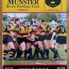 1997 Young Munster v Ballymena RFC - AIL Division 1 Rugby Programme