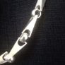 925 Sterling silver fancy link necklace heavy 79.5g Image 8