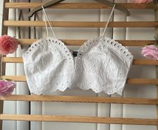cami broderie anglaise bralette primark size 12 Bnwot