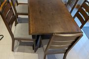 ARNO smoked oak dining table