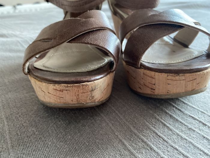 Fat face wedge women's shoes