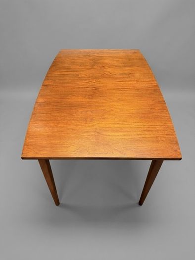 Mid Century Modern Vintage Scandinavian Teak Dining Table