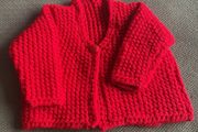 Baby Handknit baby cardigan