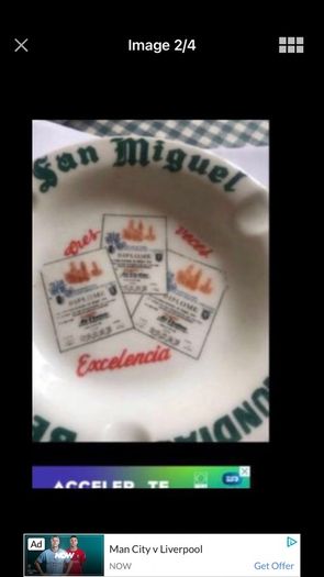 San Miguel Ashtray