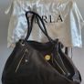 Furla black leather handbag Image 3