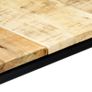 Dining Table 180x90x75 cm Solid Rough Mango Wood Image 3
