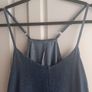 Loose-fit denim maxi dress. Image 2