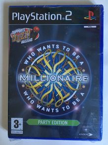Who Wants To Be A Millionaire (Party Edition) [2006] (Playstation 2 Game) [PAL] STILL SEALED
