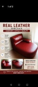 Authentic Leather Lounger