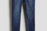 H&amp;M girls denim jeggings dark wash aged 2-3 EUC