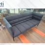 3 x Navy Reception Sofas - Grade A Image 3