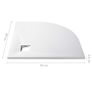 Shower Tray White 90x90 cm Image 7