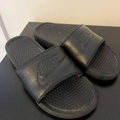Nike leather slides
