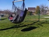 BRAND NEW Portable Hanging Hammock Chair Swing Thicken Porch Seat Garden Outdoor Camping Patio Travel