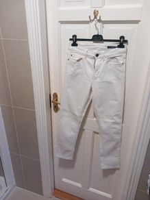 M & S Slim off White Jeans
