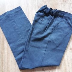 Girls Grey School Trousers.  Age 10-11