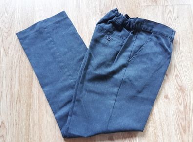 Girls Grey School Trousers.  Age 10-11
