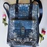 Dr Doc Martens bag backpack satchel canvas bandana paisley retro blue Image 2