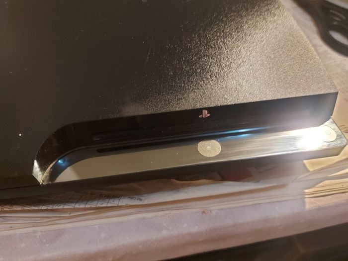 SONY Playstation 3, Model CECH-2503A, comes with Power Cable, 1 Controller, Call of Duty Game, Powers on and off, and takes in and ejects disks