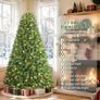 Alupssuc 6ft Pre Lit Christmas Tree with 13 Light Modes & 778 Branch Tips 200 Built-In Warm Lights with Timer & Memory Function, Foldable Metal Stand, Artificial Xmas Tree for Home Office Party Decor Image 2