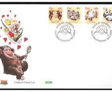 2004 Ireland Greetings: Animals Booklet Commemorative Stamps An Post First Day Cover (FDC)