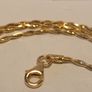 18ct Gold Plated Sterling Silver Italian Fine Twist link Chain Image 9