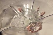 Walther-glas Mikasa Evita Colour Glass 8 inches  Bowl 1990's W. Germany
