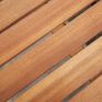 Garden Table 240x90x74 cm Poly Rattan and Solid Acacia Wood Image 4