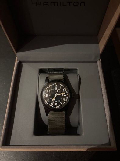 Hamilton khaki field mechanical watch